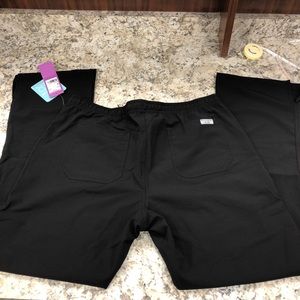 Black med couture air scrub bottoms